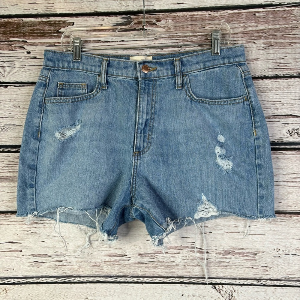 Universal Thread Size‎ 10 Boyfriend Shorts Cut Offs Distressed Frayed High Rise